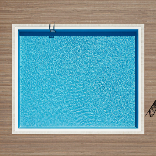 Aerial pool view