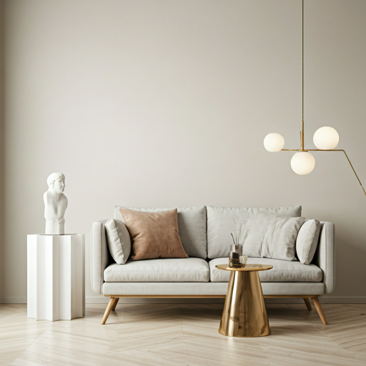 Beautifully designed interior showcasing professional staging work