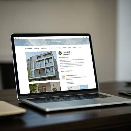 Custom property landing page design for commercial real estate asset