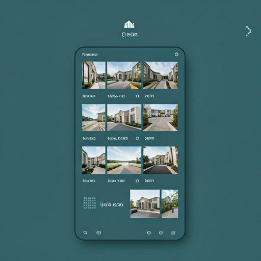 Completed photo gallery on digital dashboard for property managers