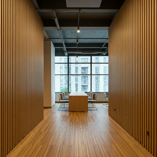 Commercial retail or mixed-use space with refined interior design