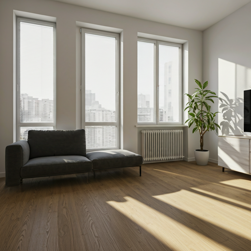 Welcoming Airbnb interior styled for short-term rental marketing