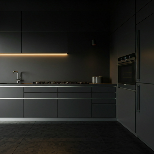 3D walkthrough detail of a living room with natural light streaming in